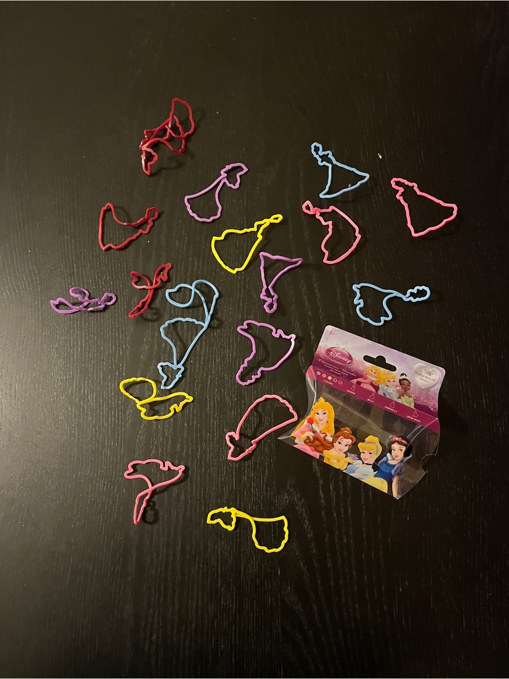 Kids Princess Silhouette Rubber Band Hair Accessories - Multicolor
